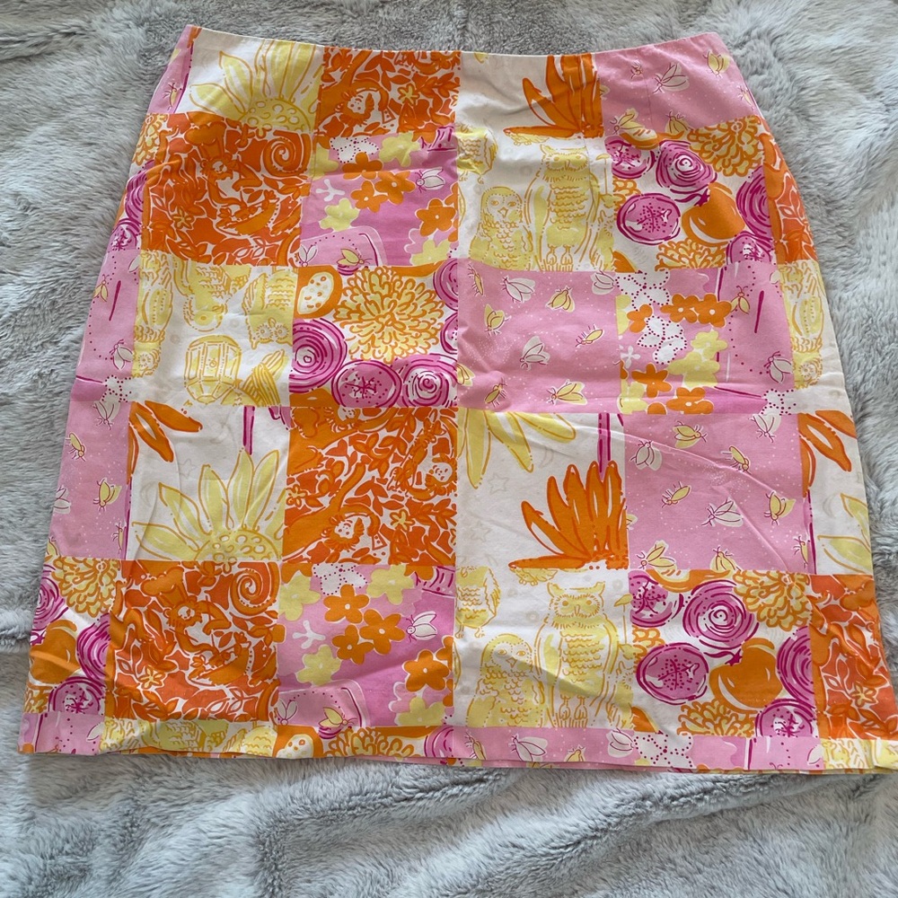 Vintage Lilly Pulitzer Patchwork Skirt